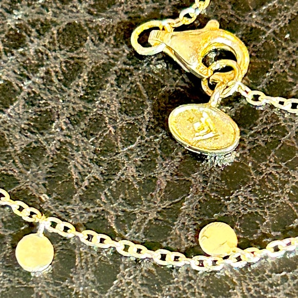 Silpada Sterling Silver Necklace with Delicate Chain and round silver circles. - Picture 4 of 4